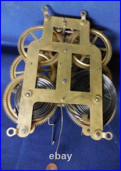 Antique Seth Thomas #16 3/4 Brass Movement 8 Day T/s