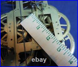 Antique Seth Thomas #16 3/4 Brass Movement 8 Day T/s