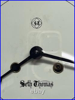 Antique Seth Thomas 1760-000 Drop Octagon Schoolhouse Regulator Clock