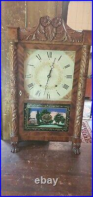 Antique Seth Thomas 1820's Shelf Clock