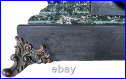 Antique Seth Thomas 1880 Adamantine Faux Marble Mantle Clock Beautiful Chime