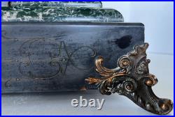 Antique Seth Thomas 1880 Adamantine Faux Marble Mantle Clock Beautiful Chime