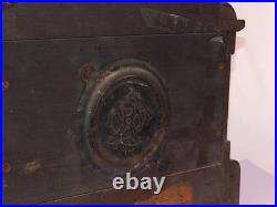 Antique Seth Thomas 1890s Adamantine Pillar Mantel Clock Rosewood