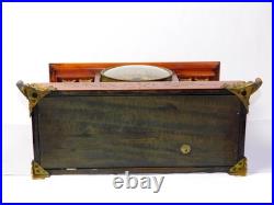Antique Seth Thomas 1890s Adamantine Pillar Mantel Clock Rosewood