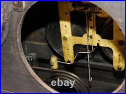 Antique Seth Thomas 1890s Adamantine Pillar Mantel Clock Rosewood