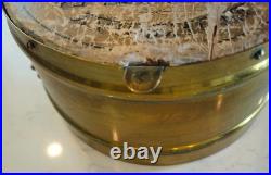 Antique Seth Thomas 1-Day Lever Ship's Bell Brass Marine Wall Clock Repair