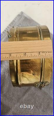 Antique Seth Thomas 1-Day Lever Ship's Bell Brass Marine Wall Clock Repair
