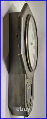 Antique Seth Thomas 24 Schoolhouse Clock Late 1800s Connecticut Painted Green