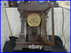 Antique Seth Thomas 298A 8 Day Half Hour Mantel Clock with Key