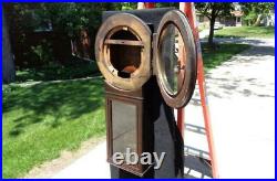 Antique Seth Thomas # 2 Regulator Weight Driven Quarter Sawn Wall Clock Restore