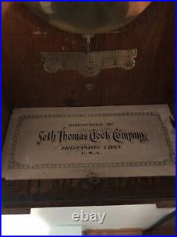 Antique Seth Thomas #2 Weight Driven Regulator Wall Clock