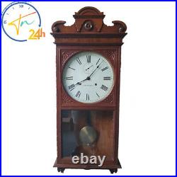 Antique Seth Thomas 30 Days Oak Wall Clock