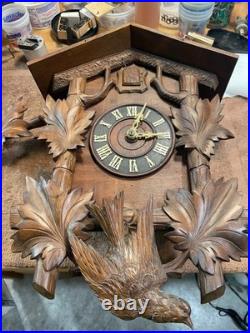 Antique Seth Thomas 30 Hour Black Forest Cuckoo Clock
