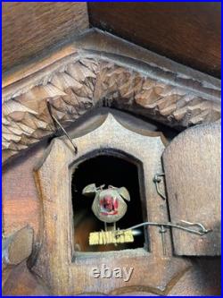 Antique Seth Thomas 30 Hour Black Forest Cuckoo Clock