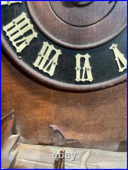 Antique Seth Thomas 30 Hour Black Forest Cuckoo Clock