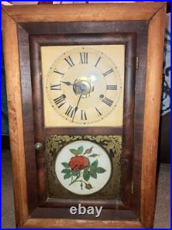 Antique Seth Thomas 30 Hour Shelf Clock 1800's Small Ogee Style WORKS