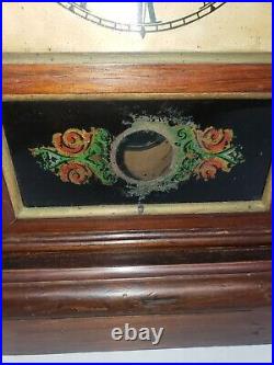 Antique Seth Thomas 30 Hour Spring Clock, Desk Mantel or Shelf Clock