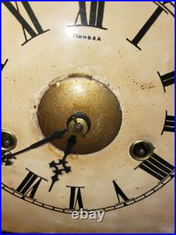 Antique Seth Thomas 30 Hour Spring Clock, Desk Mantel or Shelf Clock