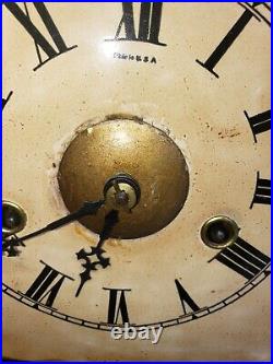 Antique Seth Thomas 30 Hour Spring Clock, Desk Mantel or Shelf Clock