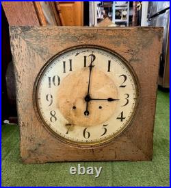 Antique Seth Thomas 30-day Railroad Station/ Office Wall Clock