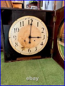 Antique Seth Thomas 30-day Railroad Station/ Office Wall Clock