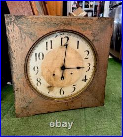 Antique Seth Thomas 30-day Railroad Station/ Office Wall Clock
