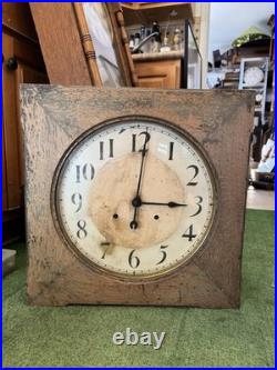 Antique Seth Thomas 30-day Railroad Station/ Office Wall Clock