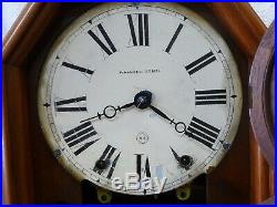 Antique Seth Thomas #5 Double Dial Calendar Clock
