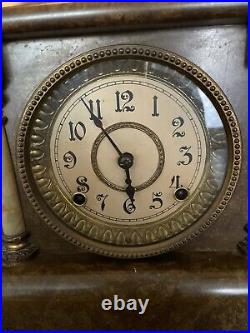 Antique Seth Thomas 6 Column Adamantine Mantel Clock