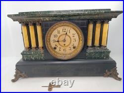 Antique Seth Thomas 6 Column Adamantine Mantle Clock Not Running