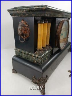Antique Seth Thomas 6 Column Adamantine Mantle Clock Not Running