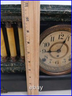 Antique Seth Thomas 6 Column Adamantine Mantle Clock Not Running