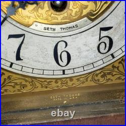 Antique Seth Thomas #70 Gothic Quarter Chime Mantel Clock 113A Movement