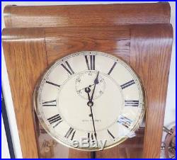 Antique Seth Thomas #71 Weight Driven Regulator Wall Clock Seconds Beat Movement