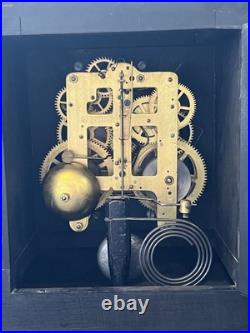 Antique Seth Thomas 8 City Berkeley Style Mantle Clock Chime Gong Key Pendulum