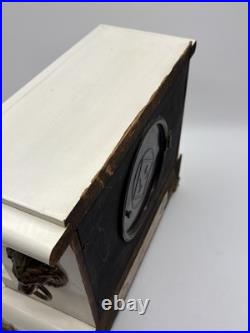 Antique Seth Thomas 8-Day Adamantine Mantel Clock Circa 1900's Lions Heads Keys