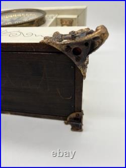 Antique Seth Thomas 8-Day Adamantine Mantel Clock Circa 1900's Lions Heads Keys