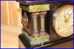 Antique Seth Thomas 8 Day Adamantine Mantle Clock Late 1800's Serviced Antique Seth Thomas 8 Day Adamantine Mantle Clock Late 1800's Serviced