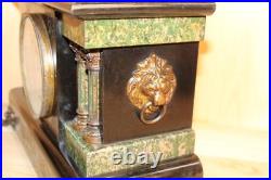Antique Seth Thomas 8 Day Adamantine Mantle Clock Late 1800's Serviced