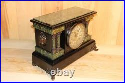 Antique Seth Thomas 8 Day Adamantine Mantle Clock Late 1800's Serviced