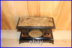 Antique Seth Thomas 8 Day Adamantine Mantle Clock Made in 1896 Serviced