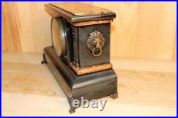 Antique Seth Thomas 8 Day Adamantine Mantle Clock Made in 1896 Serviced