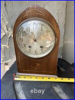 Antique Seth Thomas 8 Day Beehive Style Striking Mantle Clock, no key