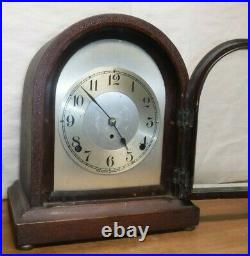 Antique Seth Thomas 8 Day Chime Key-wind Mahogany Dundee Bracket Clock Working