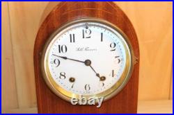 Antique Seth Thomas 8 Day Inlay Beehive Style Clock Serviced & Running