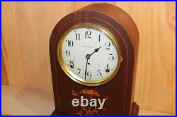 Antique Seth Thomas 8 Day Inlay Beehive Style Clock Serviced & Running Antique Seth Thomas 8 Day Inlay Beehive Style Clock Serviced & Running