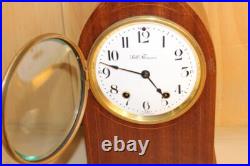 Antique Seth Thomas 8 Day Inlay Beehive Style Clock Serviced & Running