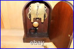 Antique Seth Thomas 8 Day Inlay Beehive Style Clock Serviced & Running