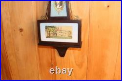 Antique Seth Thomas 8 Day Time & Strike Banjo Clock Runs