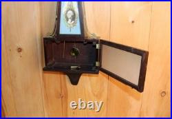 Antique Seth Thomas 8 Day Time & Strike Banjo Clock Runs